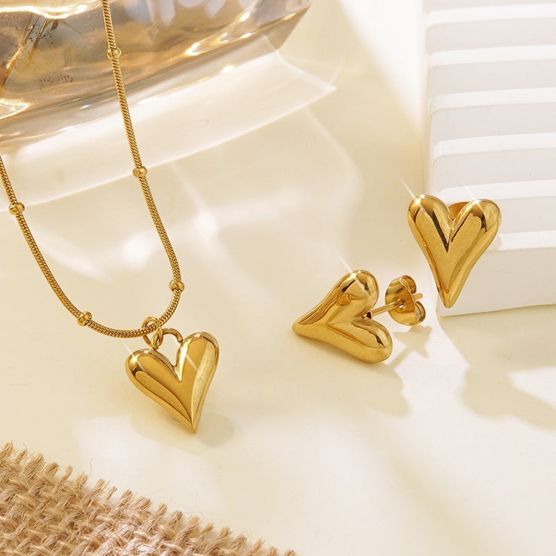 Luxury Gold Floral Jewelry Set Collection
