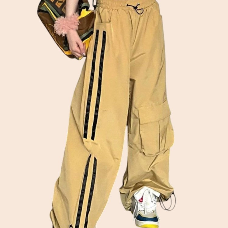 Street Utility Wide-Leg Cargo Pants