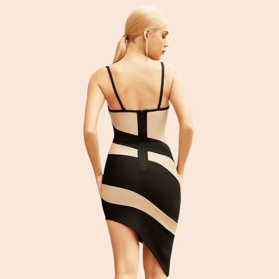 Midnight Contour Mini Dress