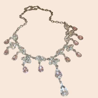 Diamond Crystal Drop Jewelry Set – Luxe Evening Glamour