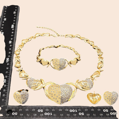 Royal Zircon Jewelry Set – Timeless Elegance Collection