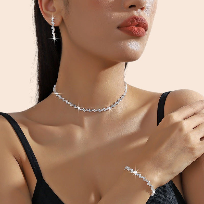 Luxe Zircon Jewelry Set