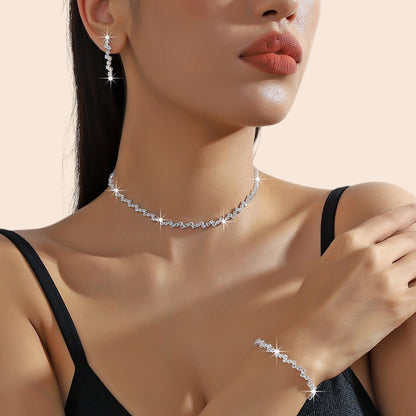 Luxe Zircon Jewelry Set