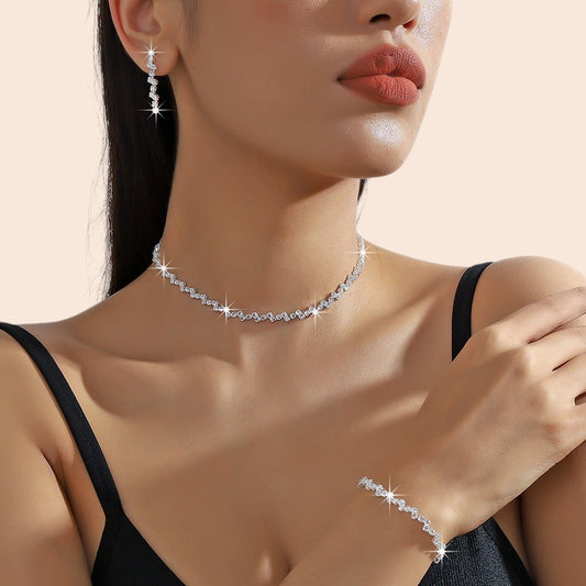 Luxe Zircon Jewelry Set