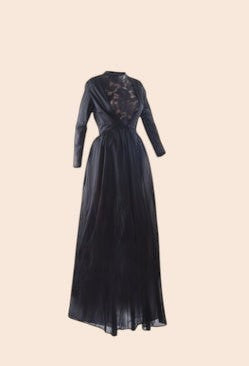 Midnight Lace Flow Gown
