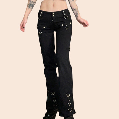 High Waist Street Cargo Pants