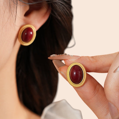 Vintage Gemstone Statement Jewelry Set