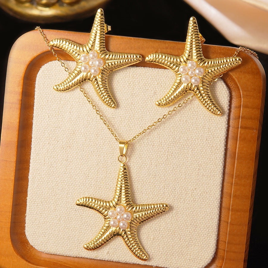 Luxury Gold Floral Jewelry Set Collection