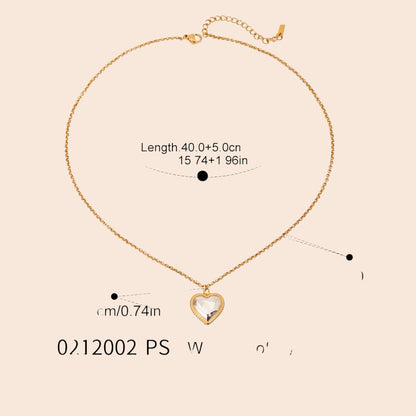 Luxe Heart Charm Jewelry Set