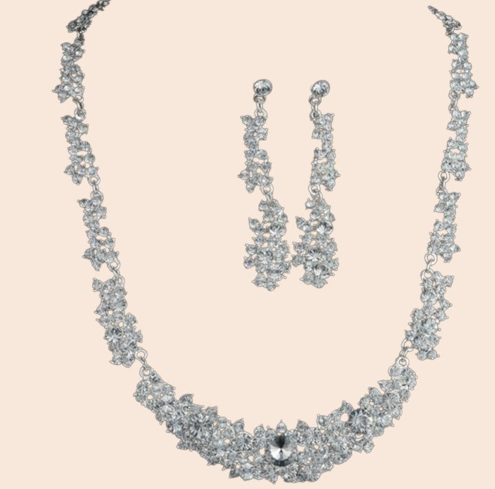 Crystal Bloom Luxe Jewelry Set
