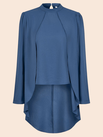 Elegant Layered Blouse – Timeless Flow