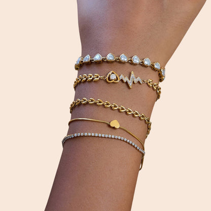 Golden Heart Luxe Jewelry Set