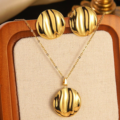 Luxury Gold Floral Jewelry Set Collection