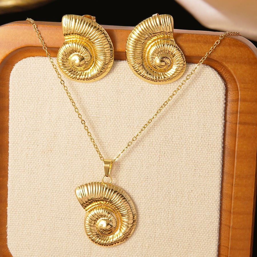 Luxury Gold Floral Jewelry Set Collection