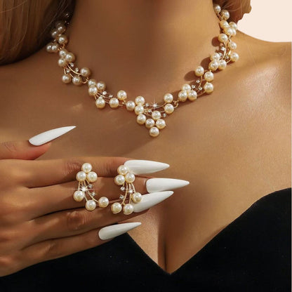 Pearl Blossom Luxe Jewelry Set