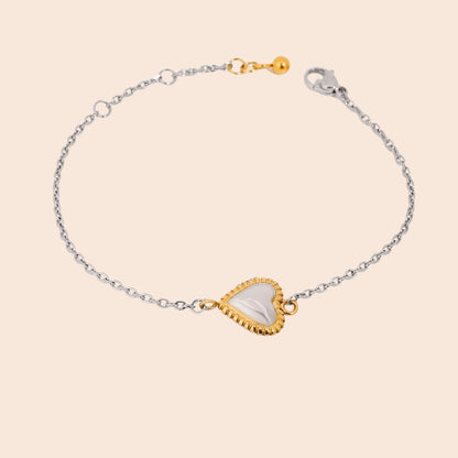 Luxe Heart Charm Jewelry Set