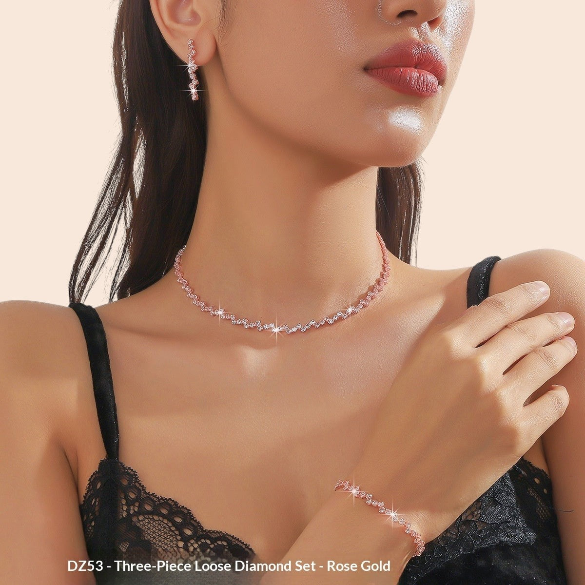 Luxe Zircon Jewelry Set
