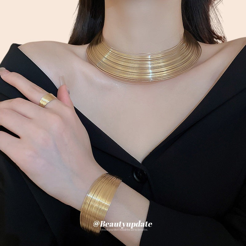 Luxury Multi-Layer Statement Jewelry Set