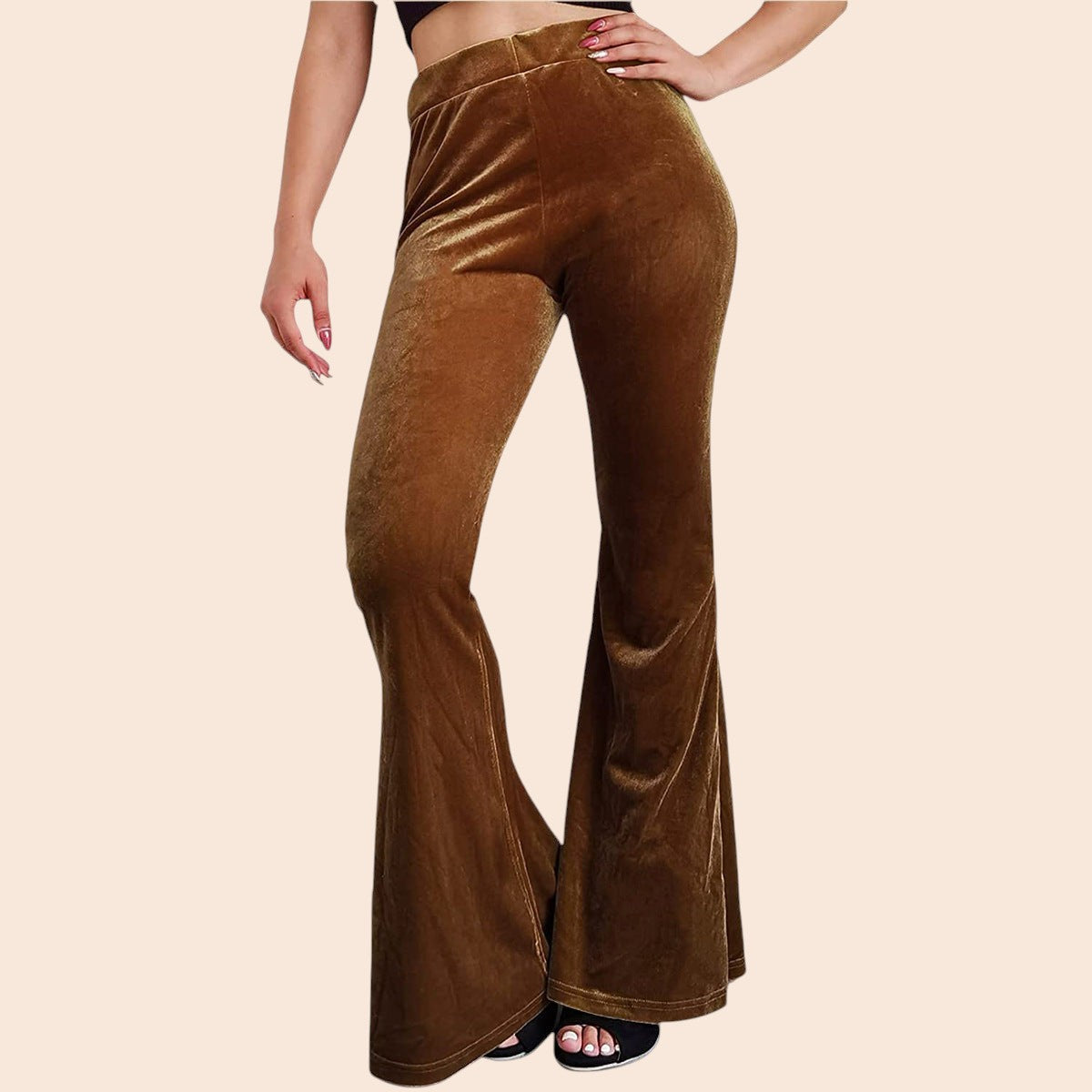 Velvet Flare Pants – Luxe Retro Glam
