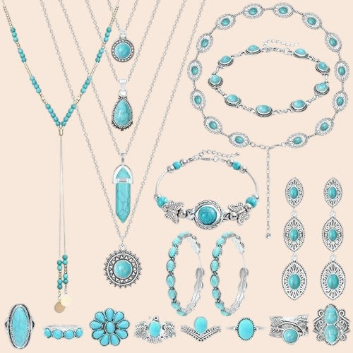 Vintage Turquoise Jewelry Collection