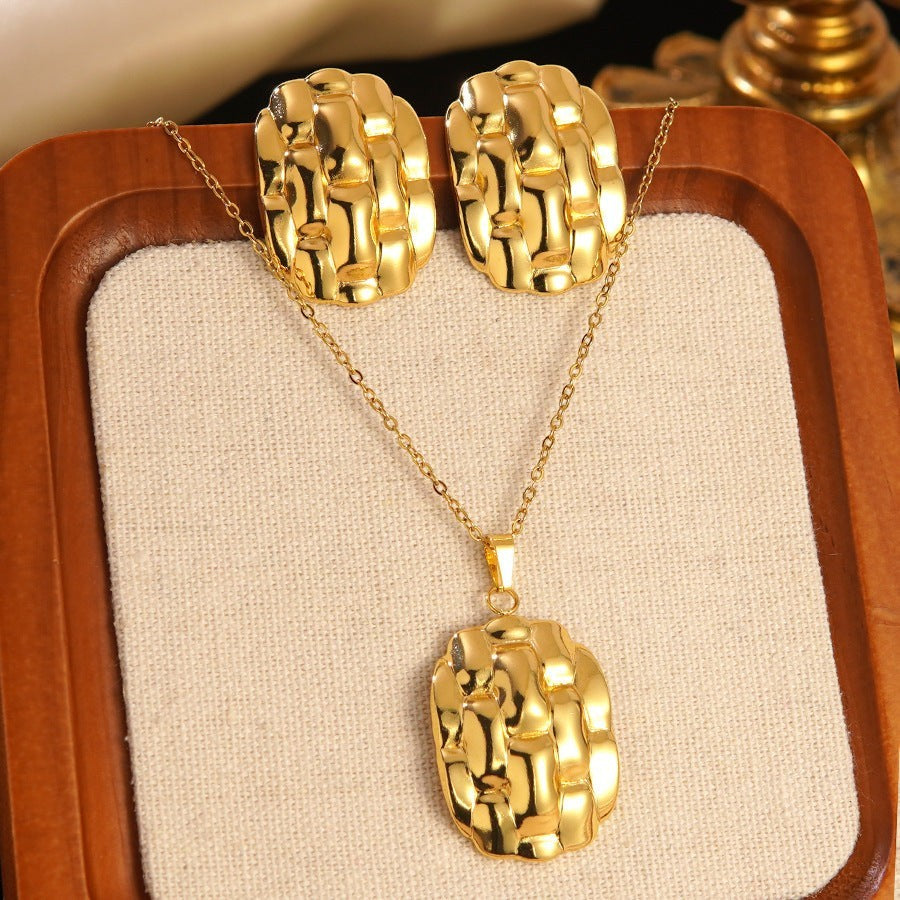 Luxury Gold Floral Jewelry Set Collection