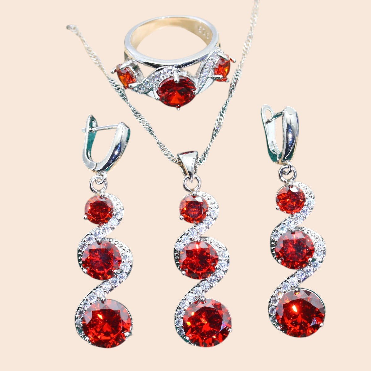 Royal Crystal Jewelry Set – Timeless Glamour Collection