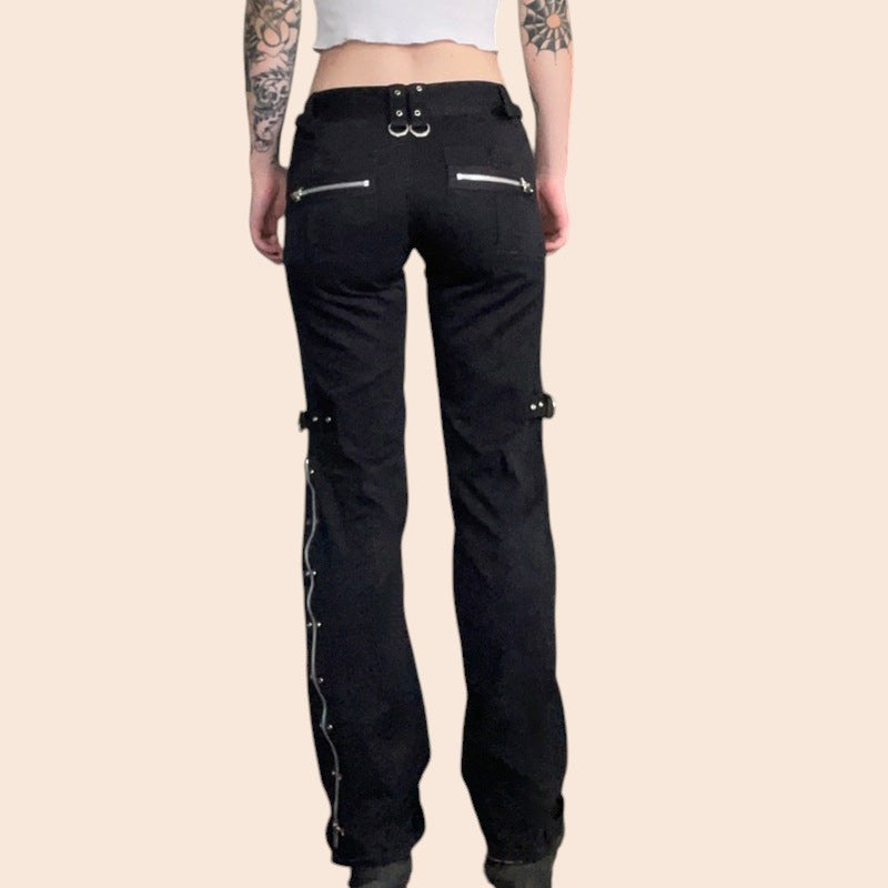 High Waist Street Cargo Pants