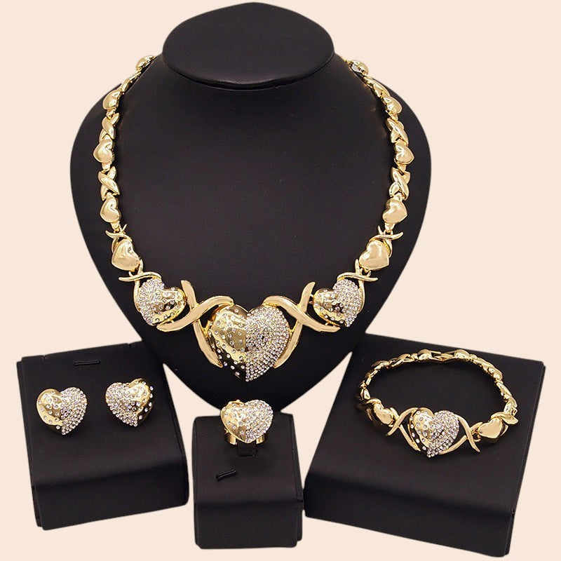 Royal Zircon Jewelry Set – Timeless Elegance Collection