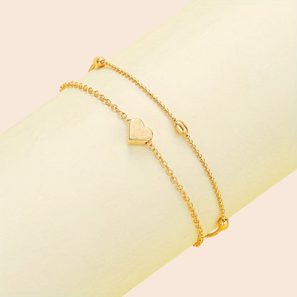 Layered Pearl Heart Jewelry Set – Minimal Luxe Romance