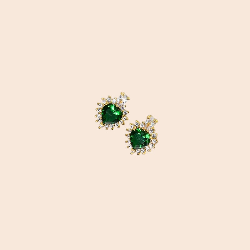 Emerald Heart Luxe Jewelry Set