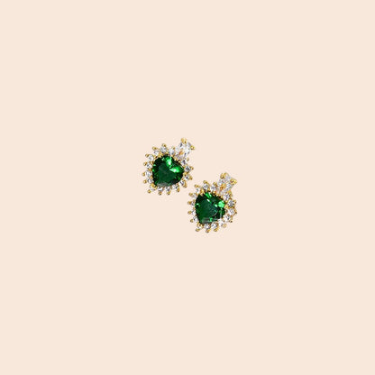 Emerald Heart Luxe Jewelry Set