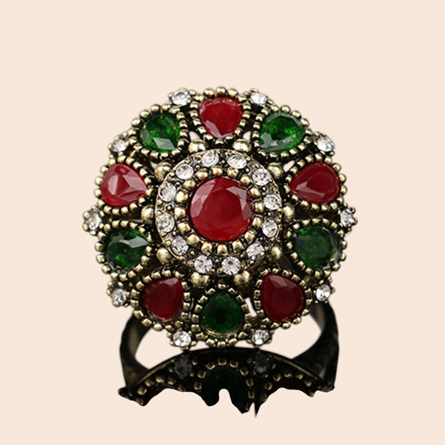 Vintage Royal Gemstone Jewelry Set – Heirloom Elegance