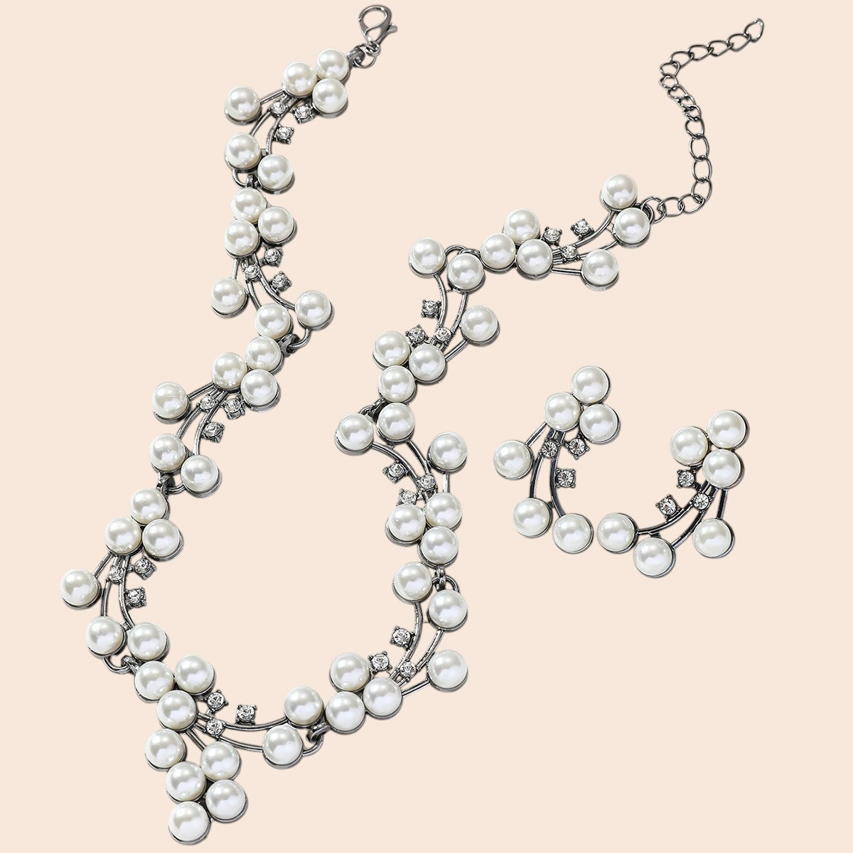 Pearl Blossom Luxe Jewelry Set