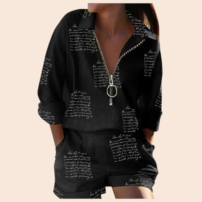 Relaxed Zip-Up Lounge Set