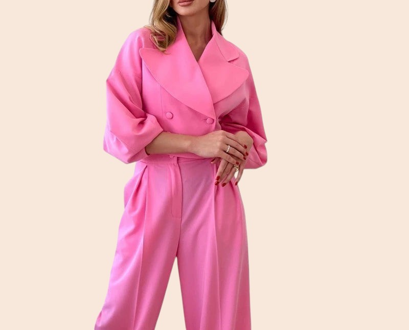 Tailored Blazer & Pant Set – Effortless Chic