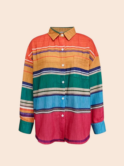 Sunset Market Stripe Shirt