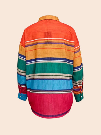 Sunset Market Stripe Shirt