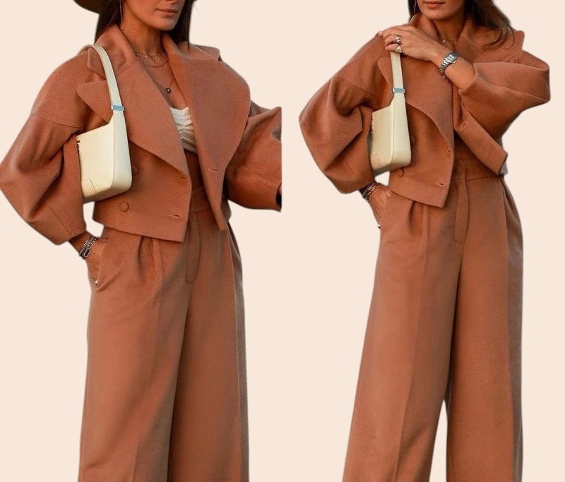 Tailored Blazer & Pant Set – Effortless Chic