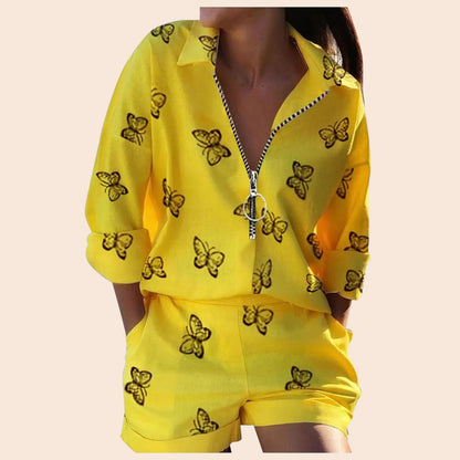 Relaxed Zip-Up Lounge Set