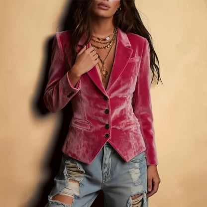 Velvet Blazer – Luxe Tailored Fit