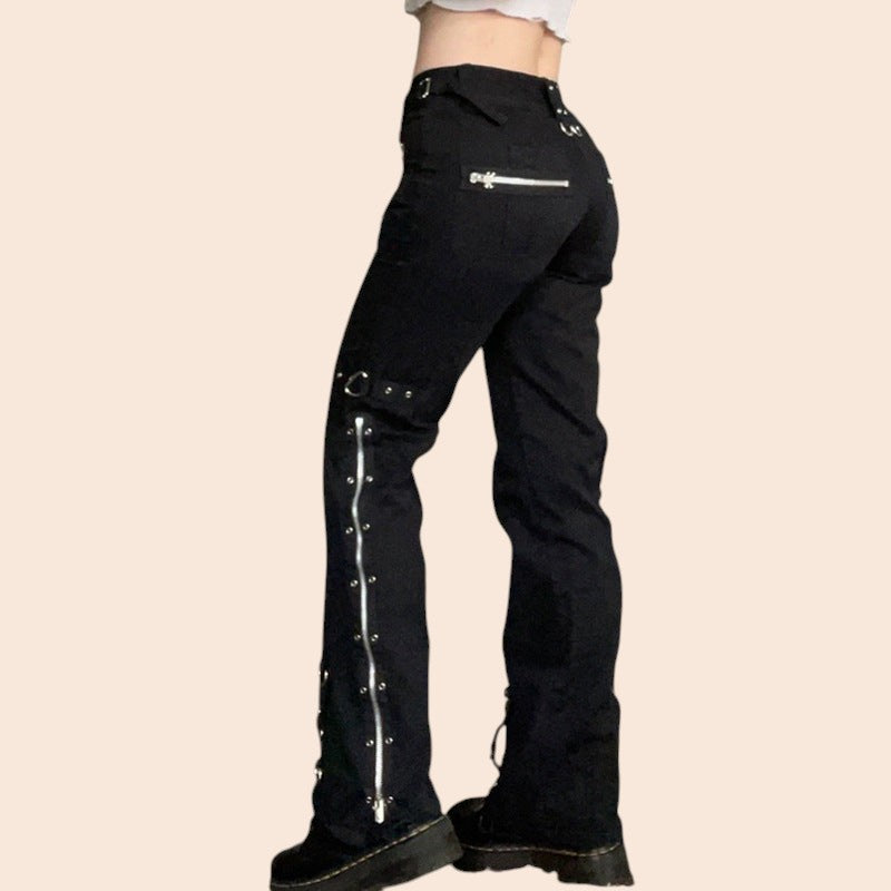 High Waist Street Cargo Pants