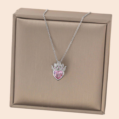 Pink Crown Heart Jewelry Collection