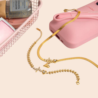 Golden Heart Luxe Jewelry Set
