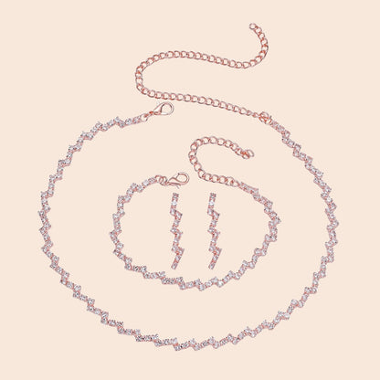 Luxe Zircon Jewelry Set