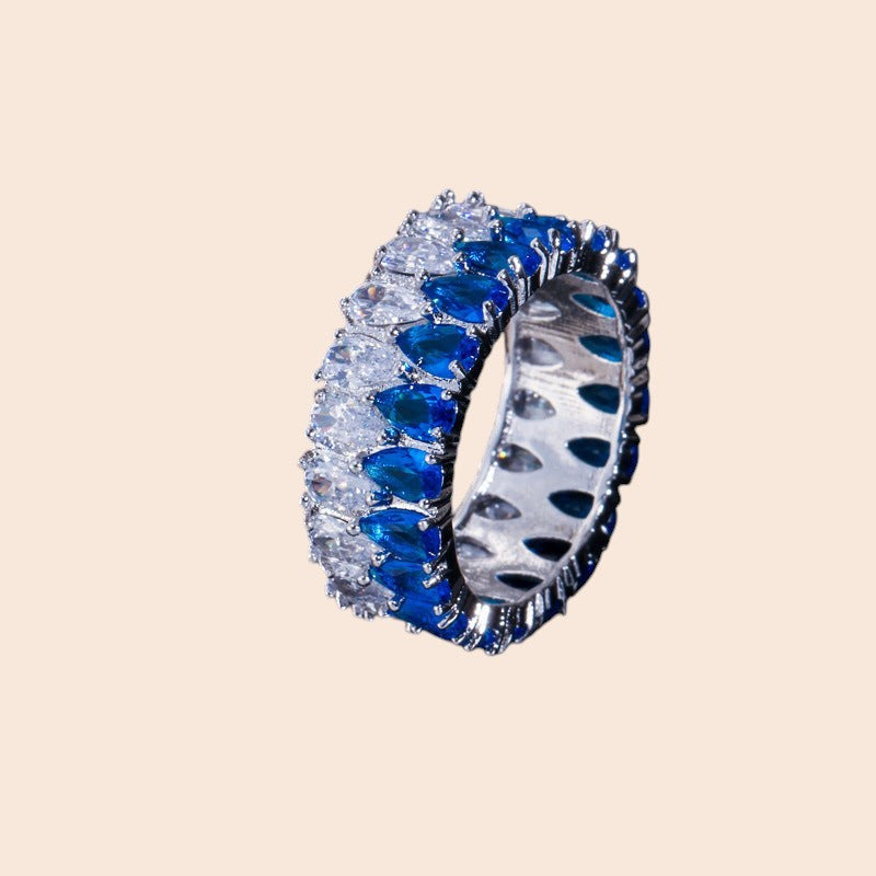 Eternal Sparkle Zircon Band Ring – Luxe Statement Edition