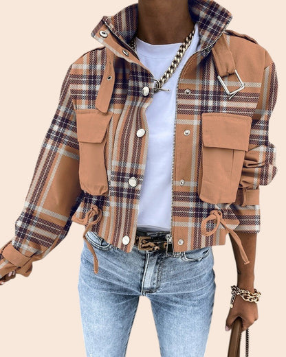 Luxe Utility Cropped Jacket