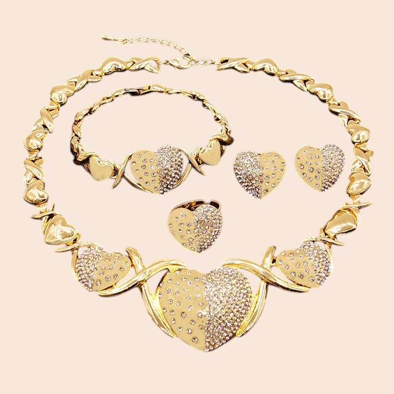 Royal Zircon Jewelry Set – Timeless Elegance Collection