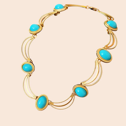 Vintage Gemstone Statement Jewelry Set