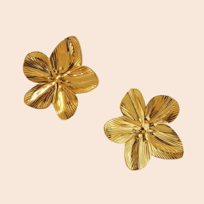 Luxury Gold Floral Jewelry Set Collection
