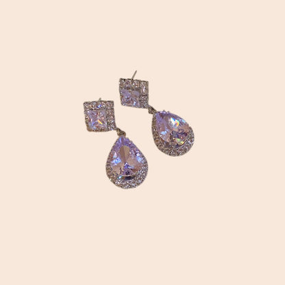 Luxury Zircon Teardrop Jewelry Set